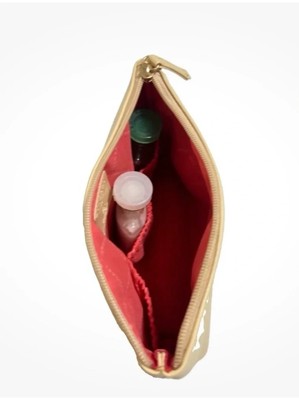 Emirates Airlines BVLGARI First Class Champagne Cream Amenity Kit w/ Toiletries
